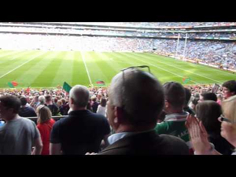 Mayo v Dublin: after-match celebrations