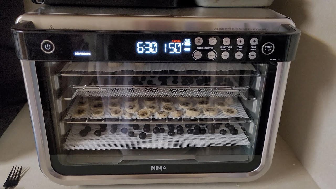 Dehydrating in the Ninja Foodi 10 in 1 Air Fry Oven without the