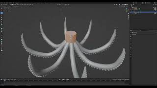 Quick Octopus Ring holder and Trinket dish tutorial In blender for 3d Printing