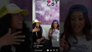 SAWEETIE & H.E.R interview and talk CLOSER. IG Live 2/22/22