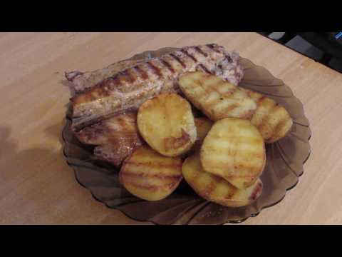 Видео рецепт Рыба на гриль-сковороде