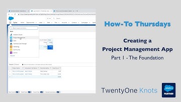 Creating a Project Management App in Salesforce - Part 1