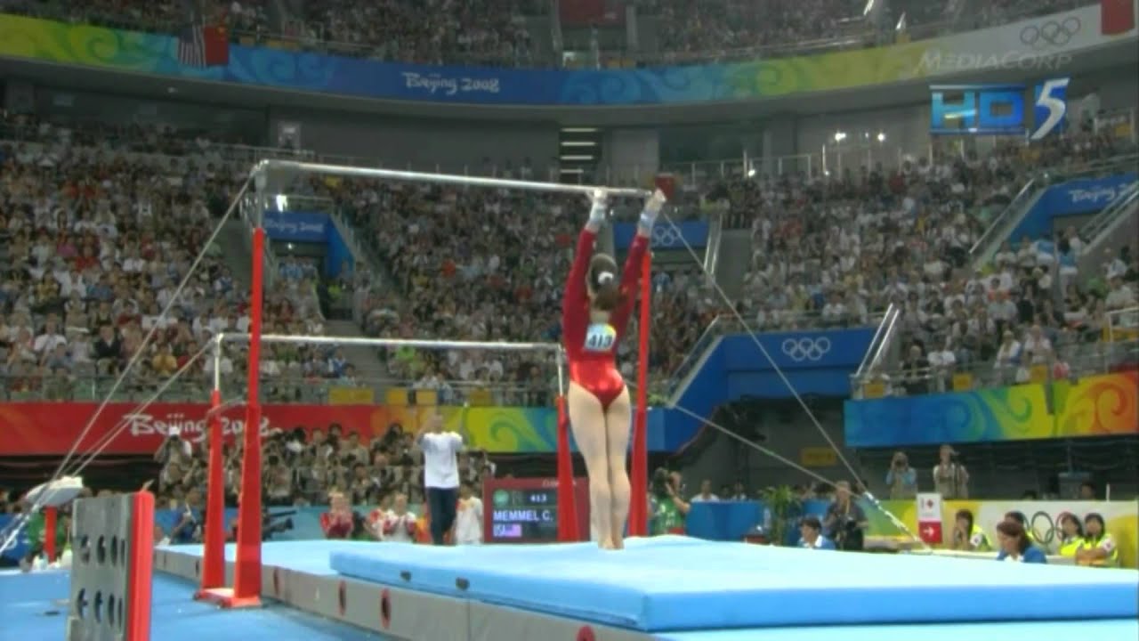 Chellsie Memmel Uneven Bars 2008 Olympics Team Final YouTube