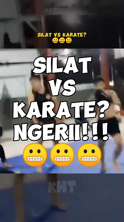 Perhatian!!! pertarungan ini sangat seru!!! 🤯🤯🤯 #silat VS #karate #youtubeshorts
