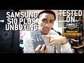 SAMSUNG GALAXY S10 PLUS UNBOXING - MOBILE GAMES TEST - MOBILE LEGENDS - PUBG MOBILE