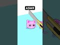 スライム猫を切る音が気持ち良い！ #ASMR #shorts