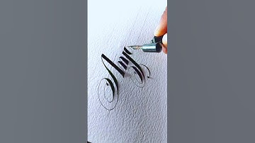 anjali❤️♥️🙏🖊️#trending #handwritingstyles #calligraphy #art #youtubeshorts #shortsvideo