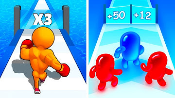 Level Up Runner vs Join Blob Clash 3D |⭐✅❤️✅⭐| All Level Gameplay Android iOS DV4677