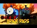 Thomas vs Timothy Ghost Engine Brick Rigs Train Crashes!