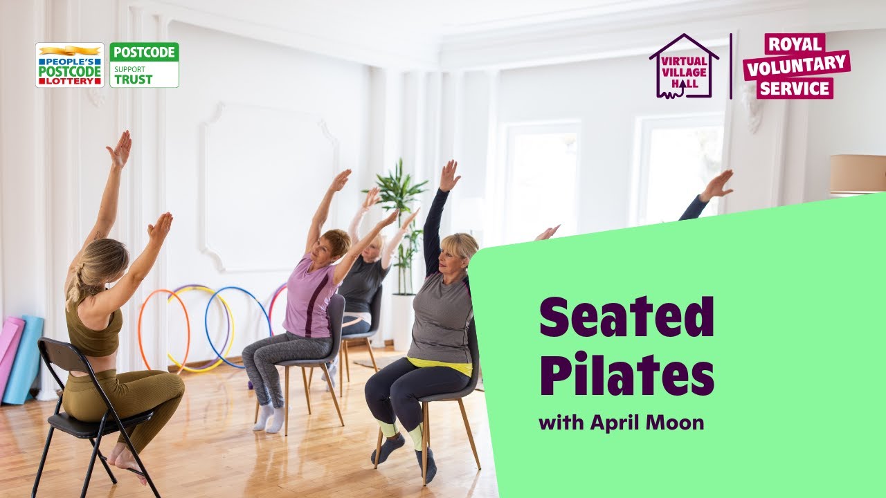 30 min Beginners Seated Pilates at Home with April Moon (Repeat)