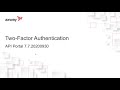 Enabling Two-Factor Authentication