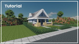 How To Build A Suburban House [Minecraft Tutorial]