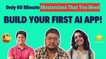 Build Your First AI App in 60 mins | No-Code | Artificial Intelligence Made Easy