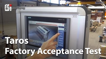 CSi palletising ll FAT ll Taros