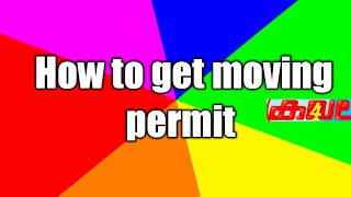 How to get moving permits in UAE