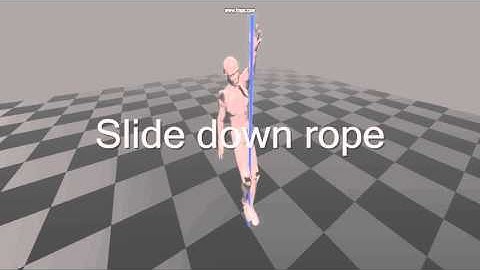 Climb and descend rope for Second Life