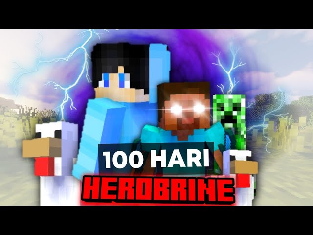 100 Hari di Minecraft Herobrine Challenge! class=