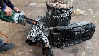 Save Wood Get Burned to The Most Expensive Furniture // Crazy Wood Projects