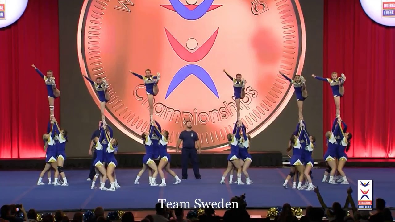 2019 ICU World Cheerleading Championships Team Sweden Senior All Girl