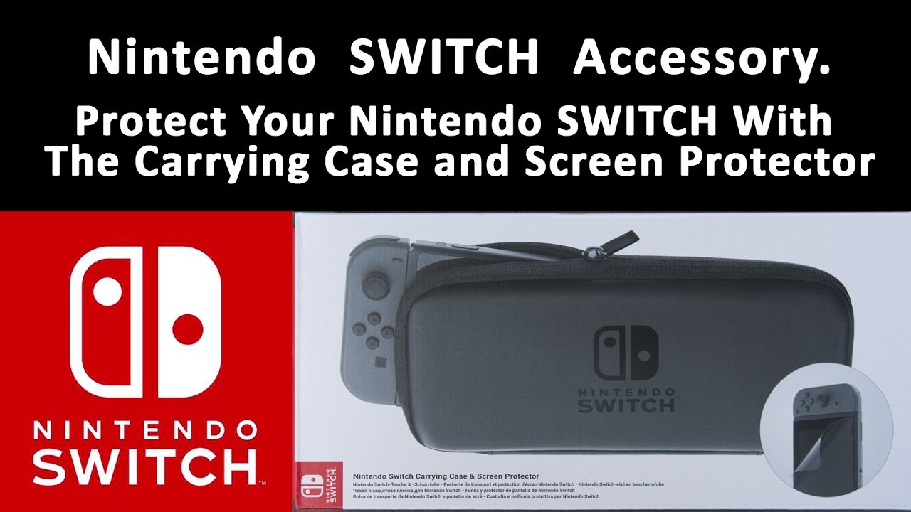 Australian Nintendo Switch Carry Case Screen Protector YouTube
