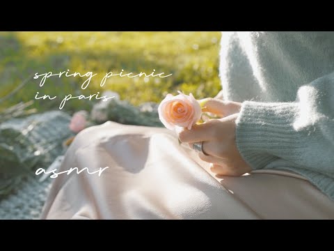 ASMR 파리의 봄소풍 ♪ 장미빛 인생 (라비앙로즈) | Spring Picnic in Paris ♪ La Vie en Rose Ambience & Music