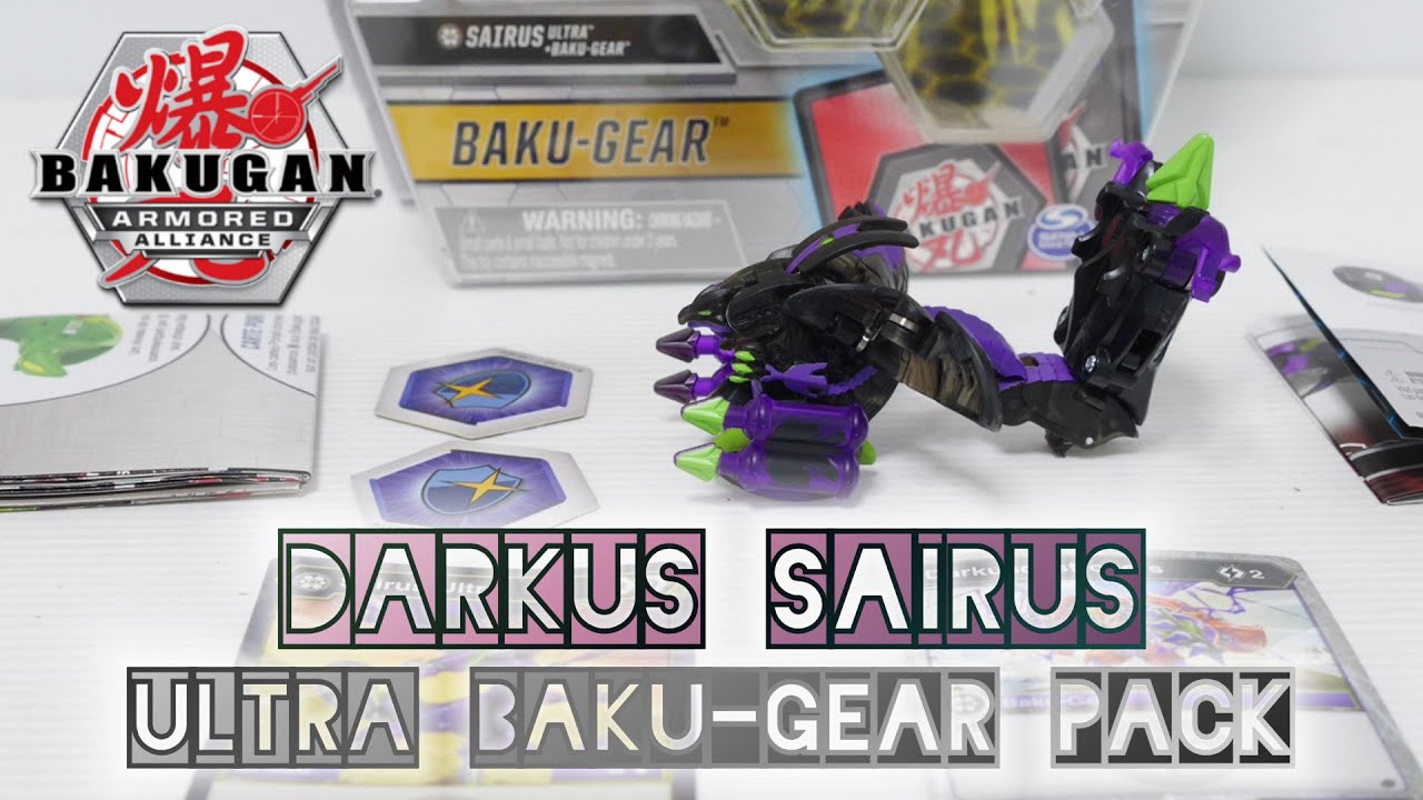 DARKUS SAIRUS ULTRA BAKU-GEAR SINGLE PACK | Bakugan Armored Alliance | BAKUGAN UNBOX