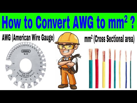 AWG to mm2 | American wire gauge to mm2
