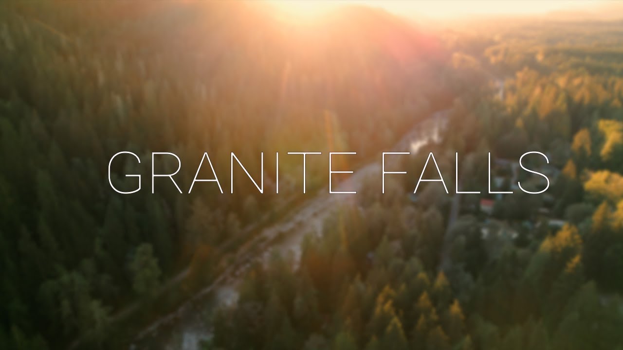 Granite Falls by drone DJI Air 2S cinematic video YouTube