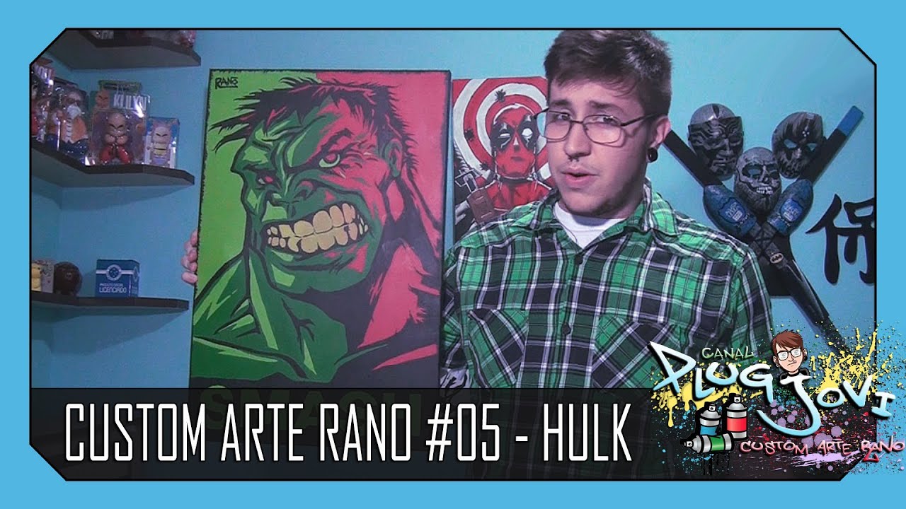 Custom Arte Rano #05 Speed Art - Hulk - YouTube
