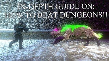 Extremely in-depth guide on HOW TO BEAT DUNGEONS IN ARK MOBILE!!