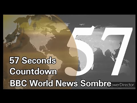 57 Seconds Countdown - BBC World News Sombre Countdown Version