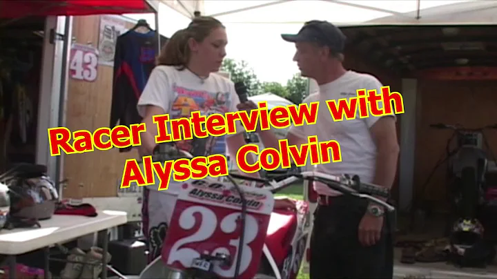Interview with Alyssa Colvin Number 23, 125cc Moto...
