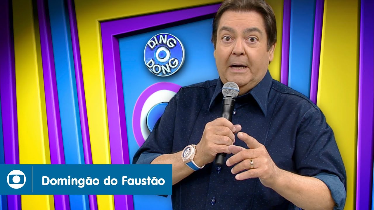 Domingão do Faustão ganha quadro 'Ding Dong' - YouTube