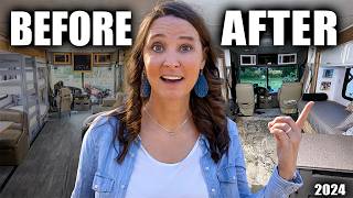 Renovating Our Motorhome (Again) For RV Living  Before & After