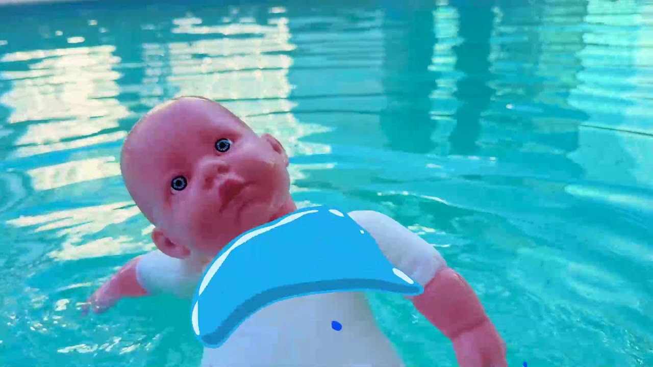 Naomi and David found a baby in the Pool - YouTube