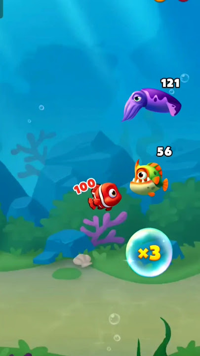 Fishdom mini game lv : 13 #shorts #games #gaming #gameplay