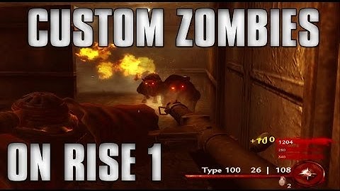 COD WAW Custom Zombies On Rise Part 1  (PC Custom Zombies)