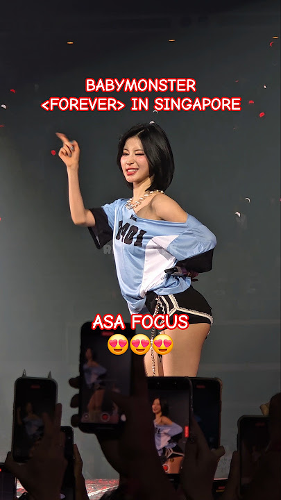 #Asa is STUNNING in #Singapore 🇸🇬 #BABYMONSTER #BABYMONSTER_in_SINGAPORE #BABYMONSTERinSG