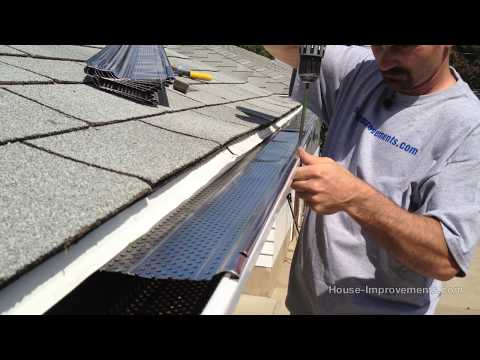 How To Install Eavestrough Screens