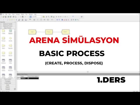 ARENA SİMÜLASYON | DERS 1 | BASIC PROCESS | CREATE, PROCESS, DISPOSE