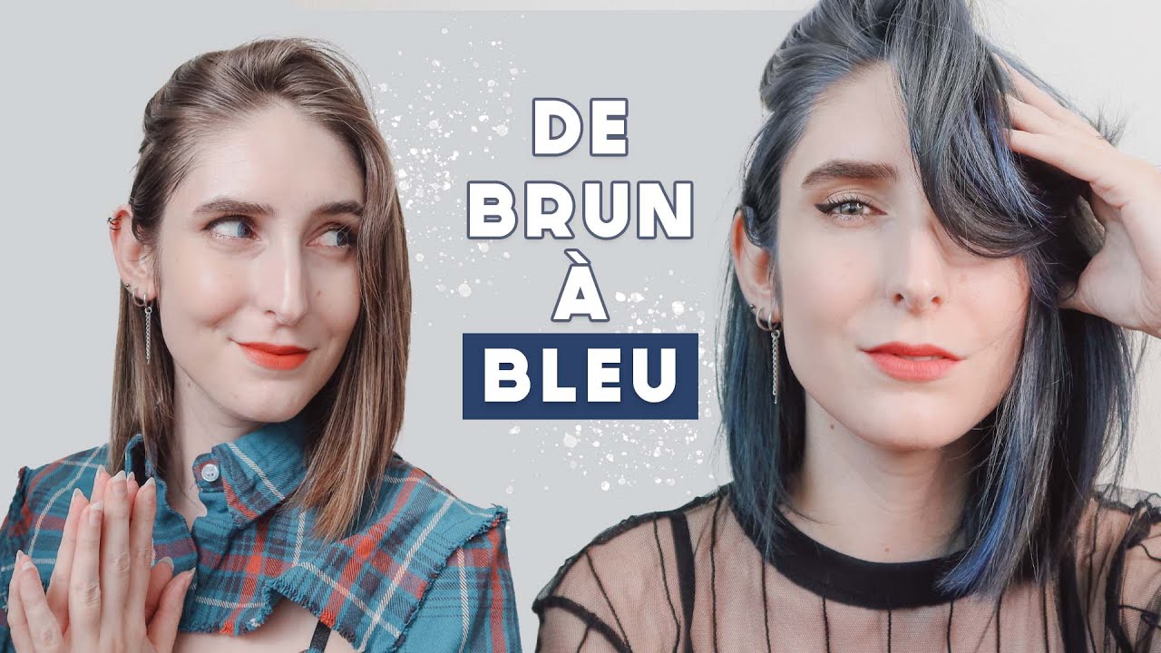 Coloration de cheveux : se teindre les cheveux en bleu