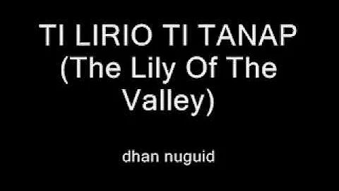 The Lily Of The Valley ilocano version