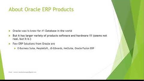 Oracle Cloud ERP History And Tools