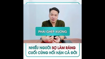 Nhiều người sợ làm răng cuối cùng hối hận cả đời #DrThu #BsThu