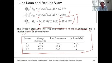Lecture 9c: Power Flow - Multi Segment - Power Distribution Systems Spring 2021 - Lubkeman