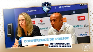 💬 Romain Djoubri, nouvel entraîneur de l’équipe première féminine du HAC : la conf' de presse
