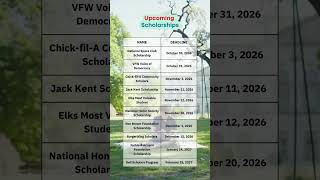 Upcoming Scholarship Deadlines You Need to Know! 📅💰
