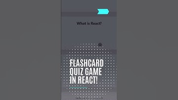 Learn React by Building This Flashcard App!