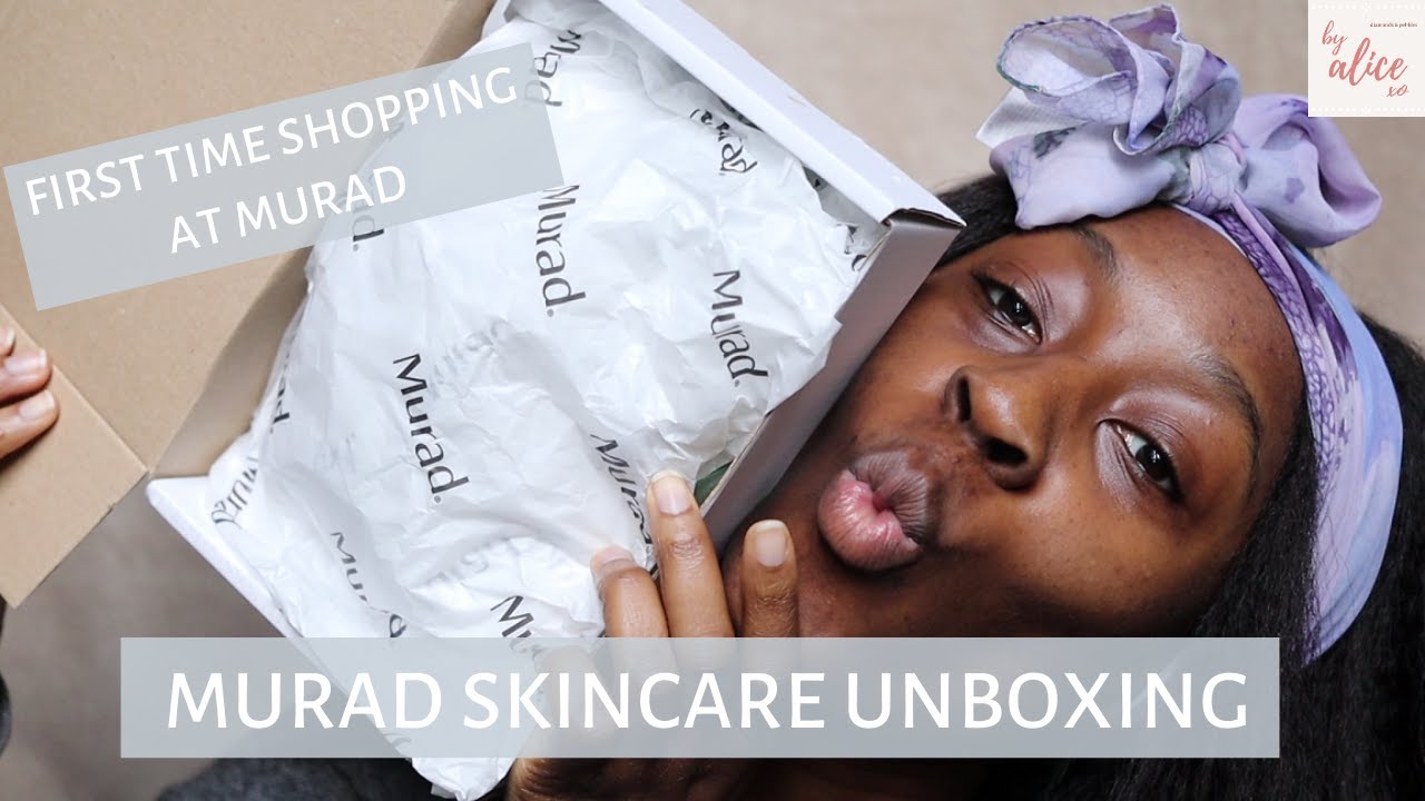 MURAD INVISISCAR RESURFACING TREATMENT UNBOXING (+ SAMPLES) byalicexo