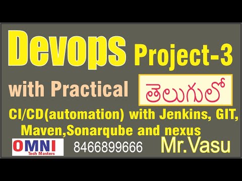 Devops Project 3 | CI/CD ( Automation ) With Jenkins, Git, Maven, Tomcat, Sonarqube And Nexus | OMNI